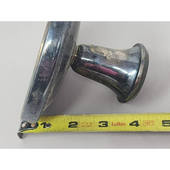 Pair‎ Of Sheffield Silver Co. EPC Candle Holders Vintage Tarnished - Picture 9 of 9